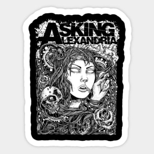 ASKING ALEXANDRIA MERCH VTG Sticker